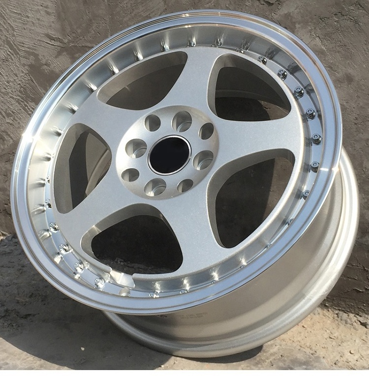 Star Car Alloy Wheel Luxury Rim Rines 16 Inch 4 Hole 4 Spoke 100 114.3 PCD 20 25 ET 73.1 CB In Stock