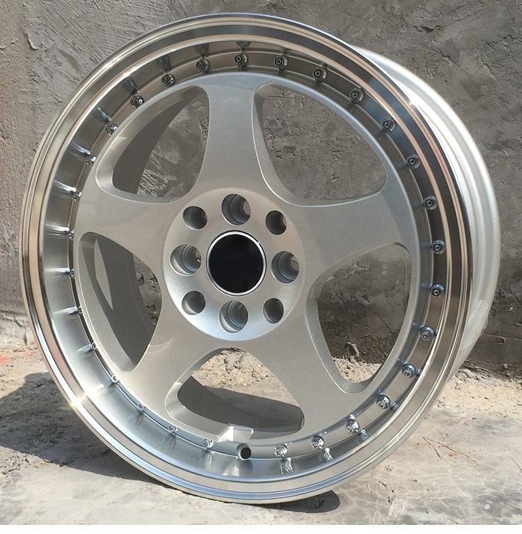 Star Car Alloy Wheel Luxury Rim Rines 16 Inch 4 Hole 4 Spoke 100 114.3 PCD 20 25 ET 73.1 CB In Stock