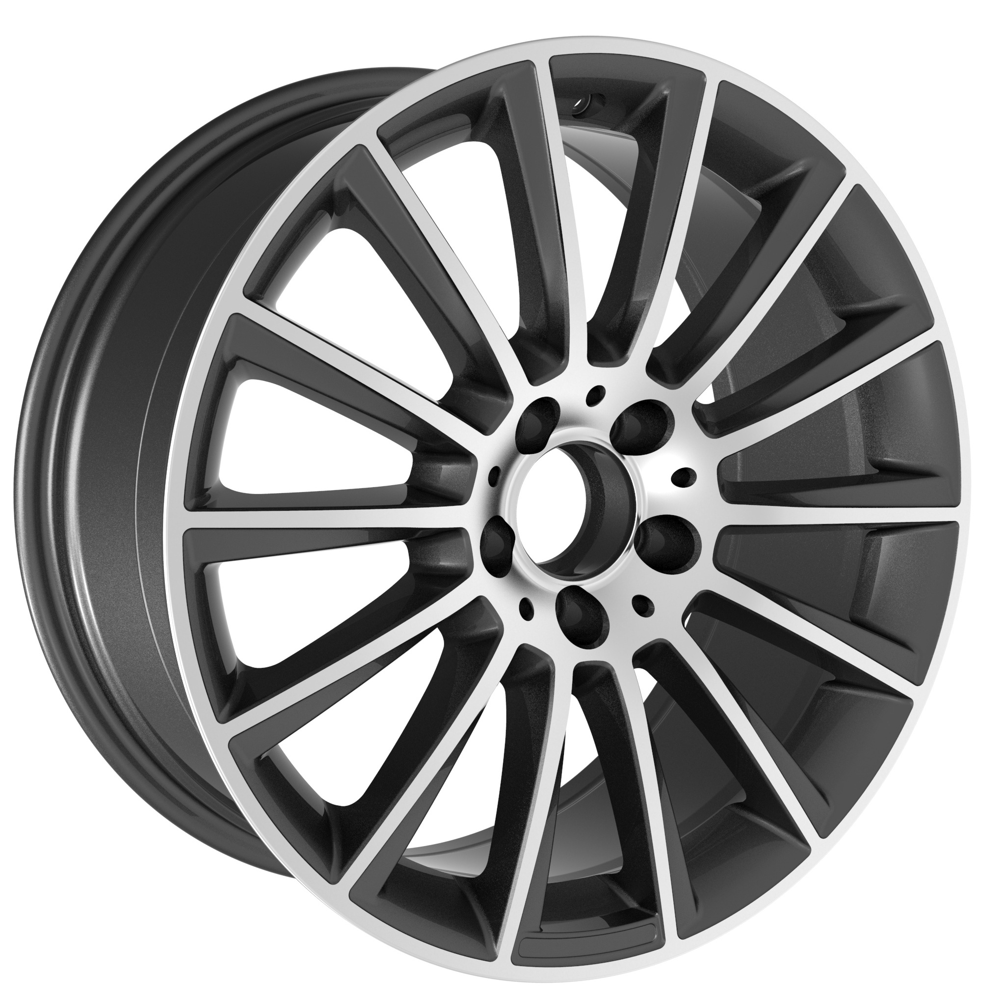 In Stock Tyres And Wheels 5 Spoke And 18 19 20 Inch 5x112 mm PCD Casted Aluminum Alloy Wheel For Benz