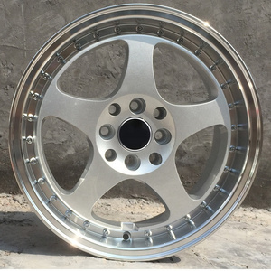 Star Car Alloy Wheel Luxury Rim Rines 16 Inch 4 Hole 4 Spoke 100 114.3 PCD 20 25 ET 73.1 CB In Stock