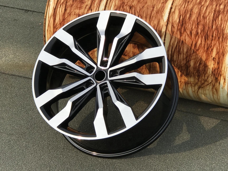 Factory Direct Wholesale Selling 5 Spoke Car Rims 20 Inch 9J PCD 5x112 Mag Alloy Car Wheels For Tiguan