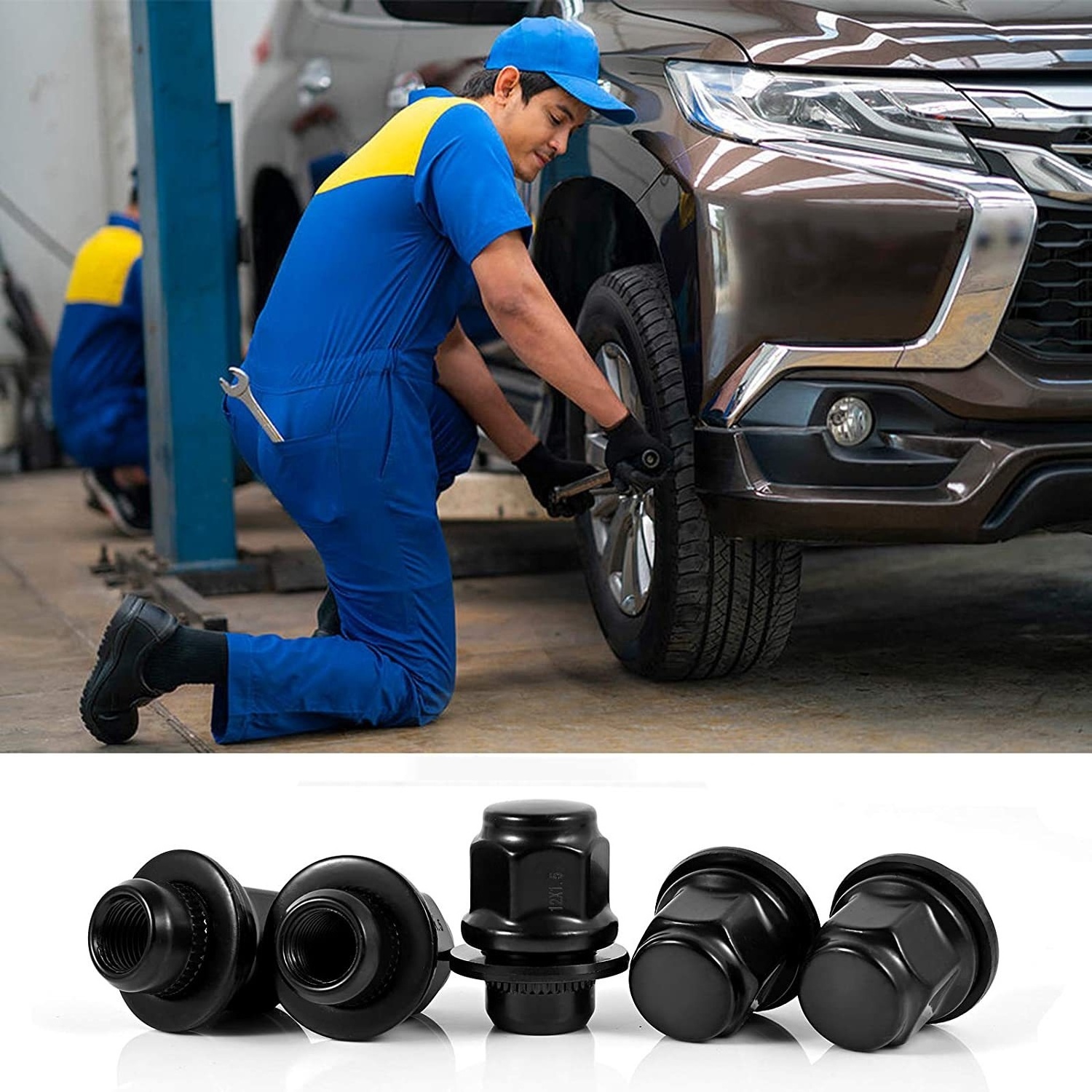 China factory Wheel Nut m12 x 1.5mm locking wheel nut covers For All Cars for Toyota Vela Handa Corolla