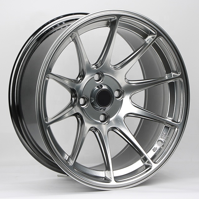 hot sale 15 inch rim 4 holes 4x100 flowing Deep Dish Concave Aluminum passenegr car wheels