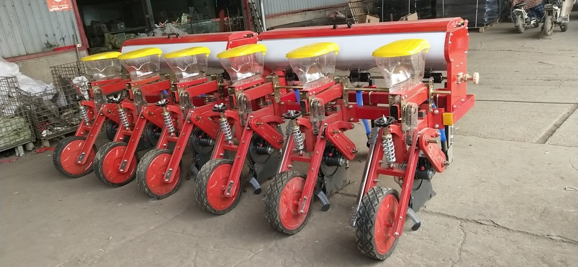 Seed drill planter for corn/ seed planter and fertilizer drill machine