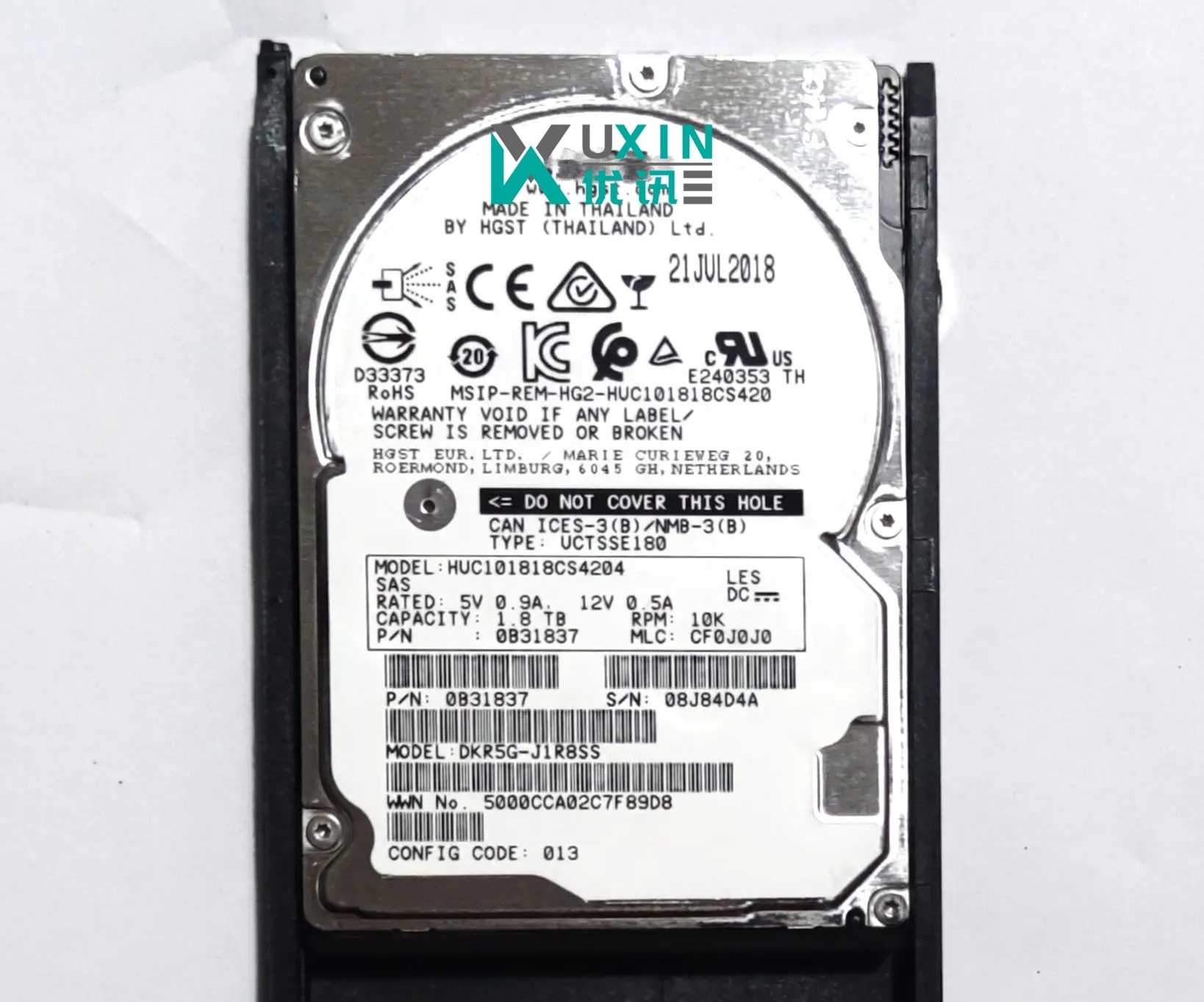 Factory Bulk X318A-R6 8TB Bics Flash TLC SAS 12GB 2.5Inch I HDD Enterprise Plus Hard Drive For Netapp