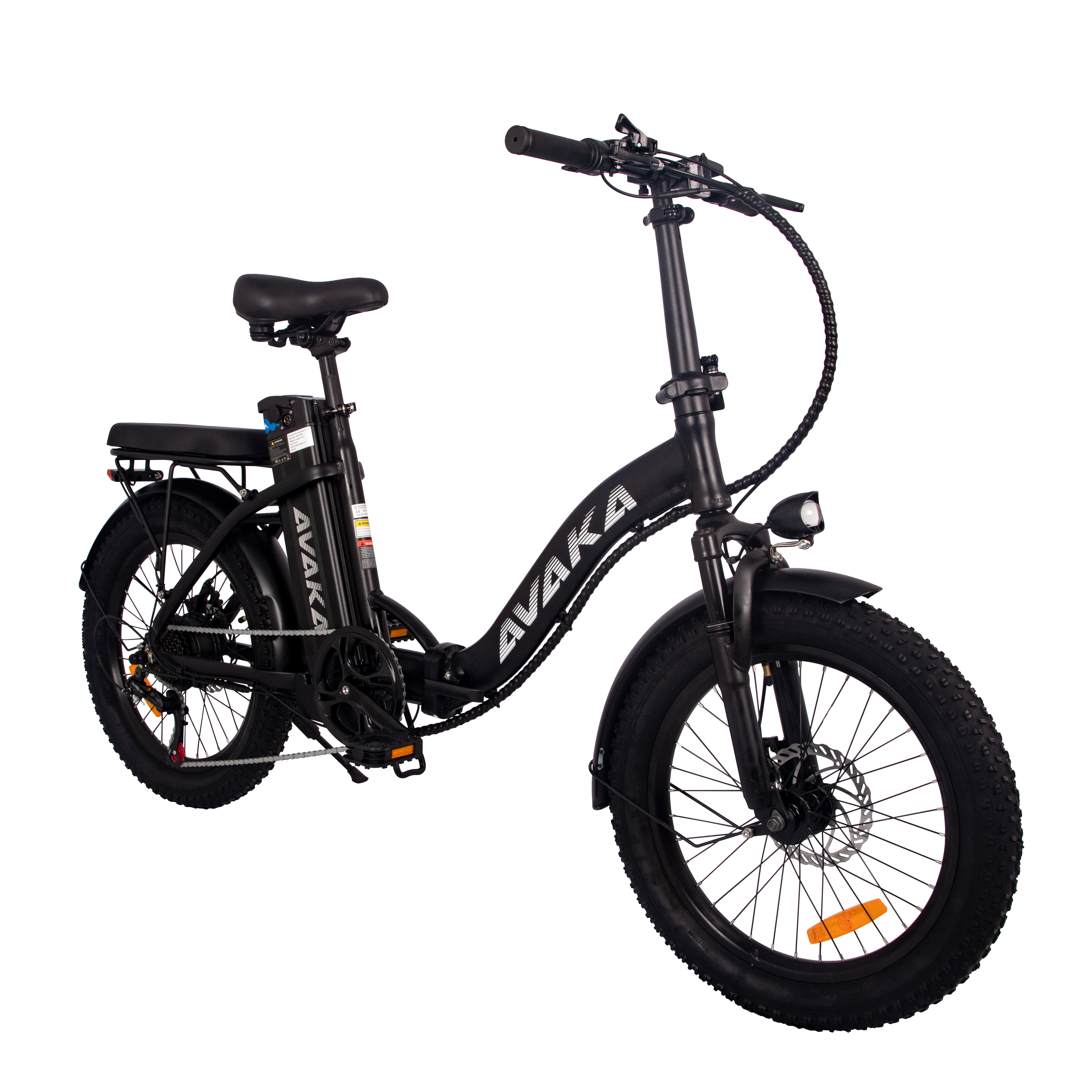 New AVAKA BZ20 PLUS 20 inch Folding Step Through Electric Bike 500w Motor 15Ah Lady Electric Bicycle Urban Ebike for Man Elders