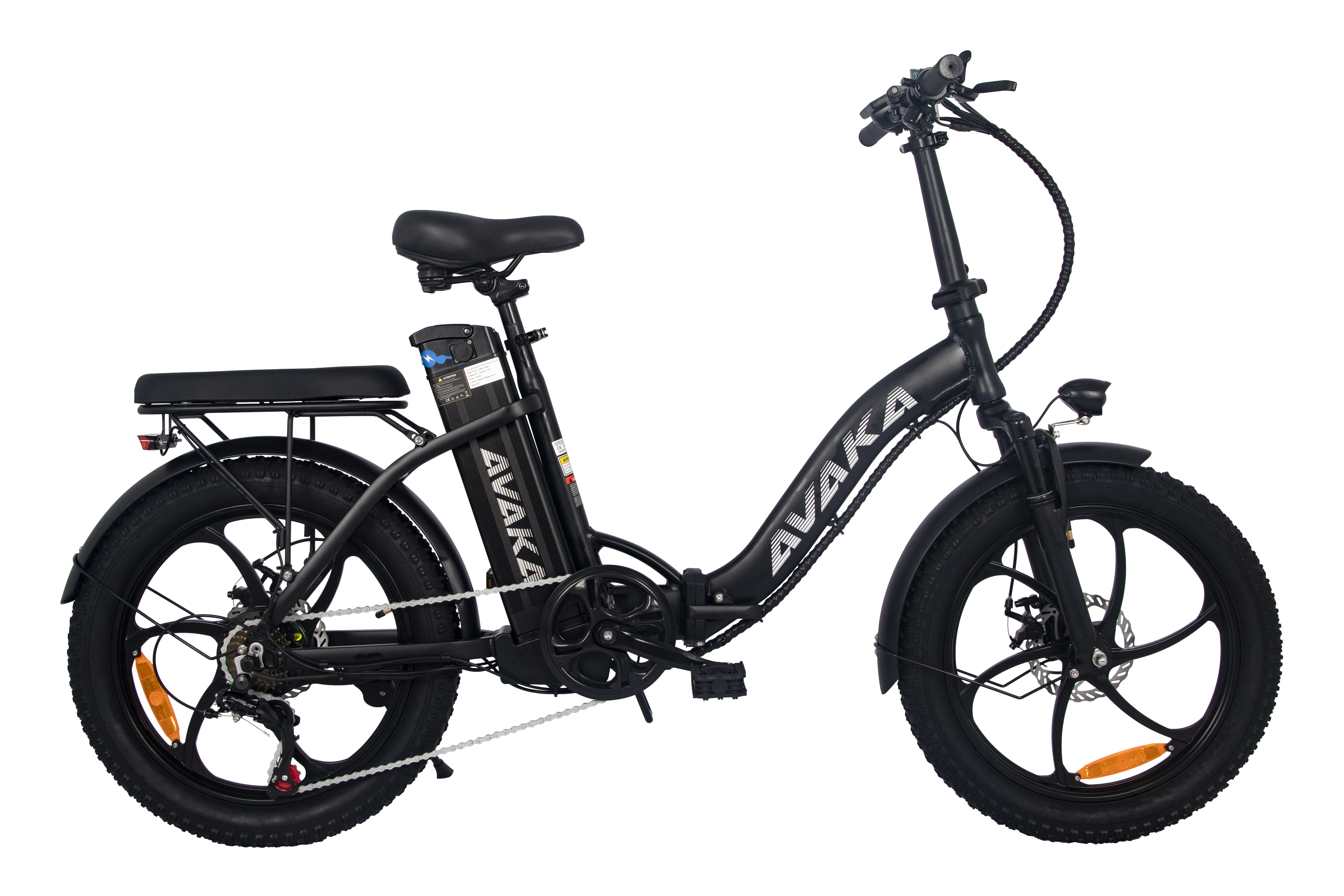 New AVAKA BZ20 PLUS 20 inch Folding Step Through Electric Bike 500w Motor 15Ah Lady Electric Bicycle Urban Ebike for Man Elders