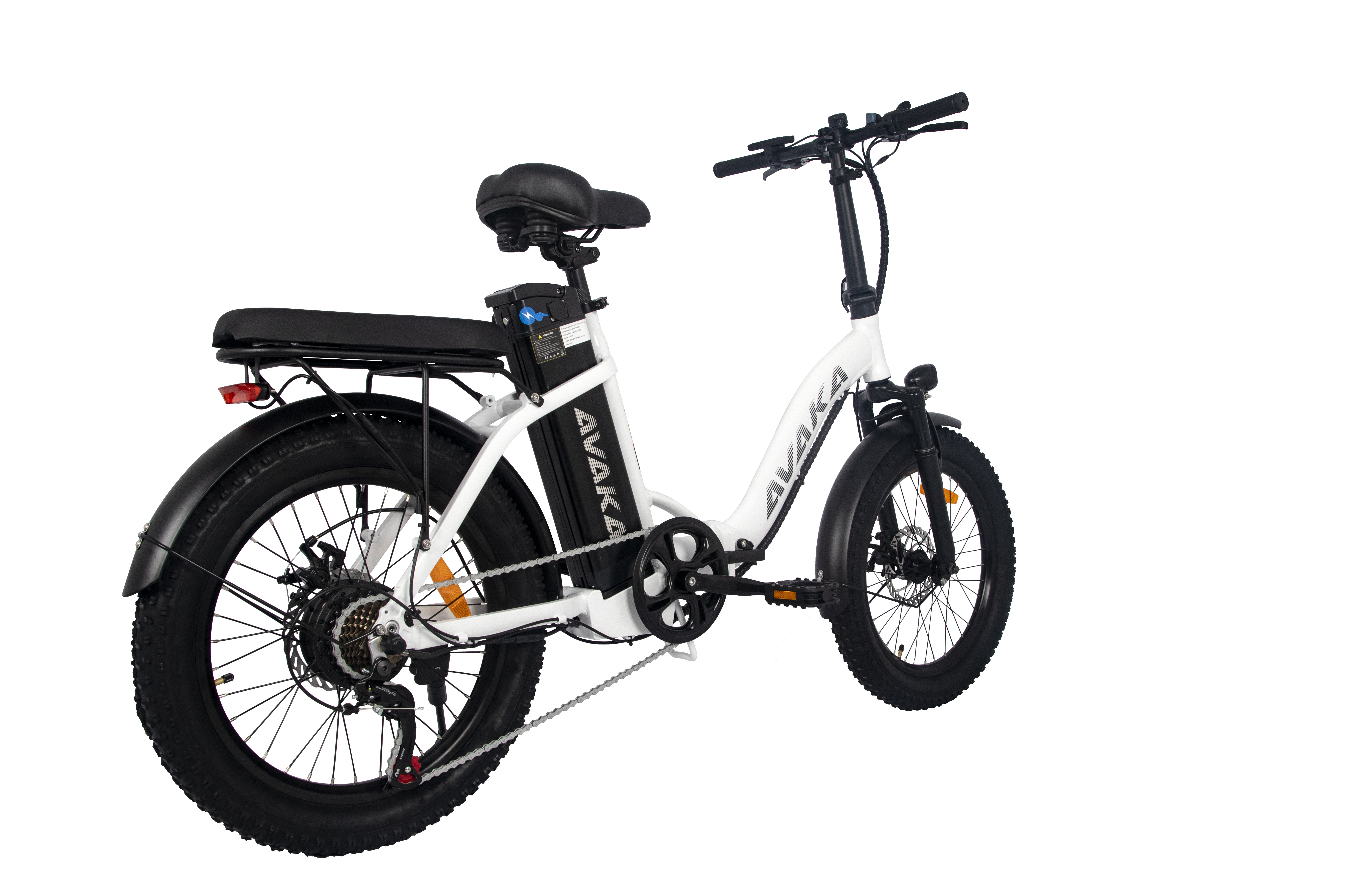 New AVAKA BZ20 PLUS 20 inch Folding Step Through Electric Bike 500w Motor 15Ah Lady Electric Bicycle Urban Ebike for Man Elders