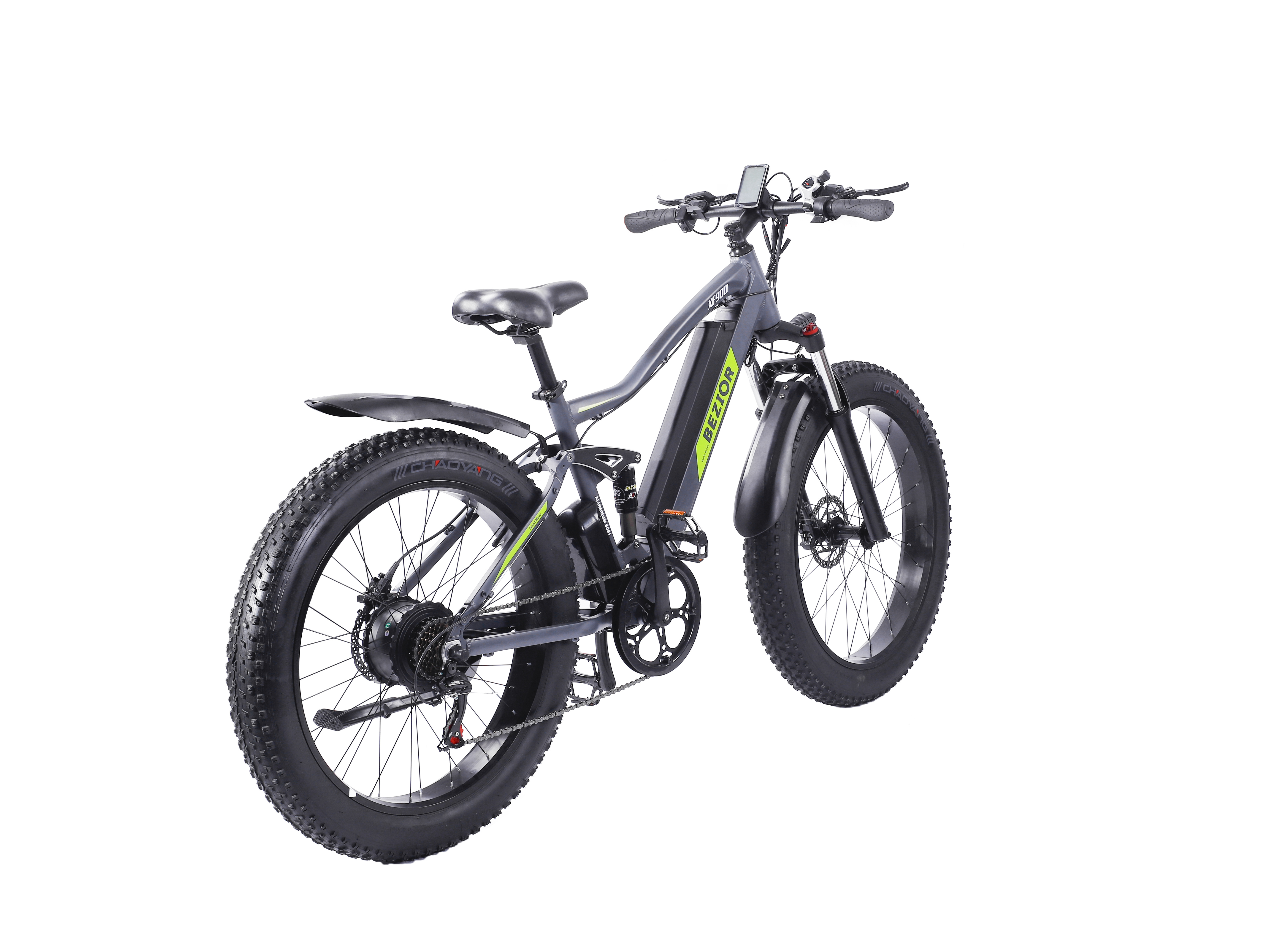 Manufacturer BEZIOR XF900 26 inch 750W fat tire electric mountain bike US EU UK  in stock 48V 12.5Ah 7 speed electric dirt bike