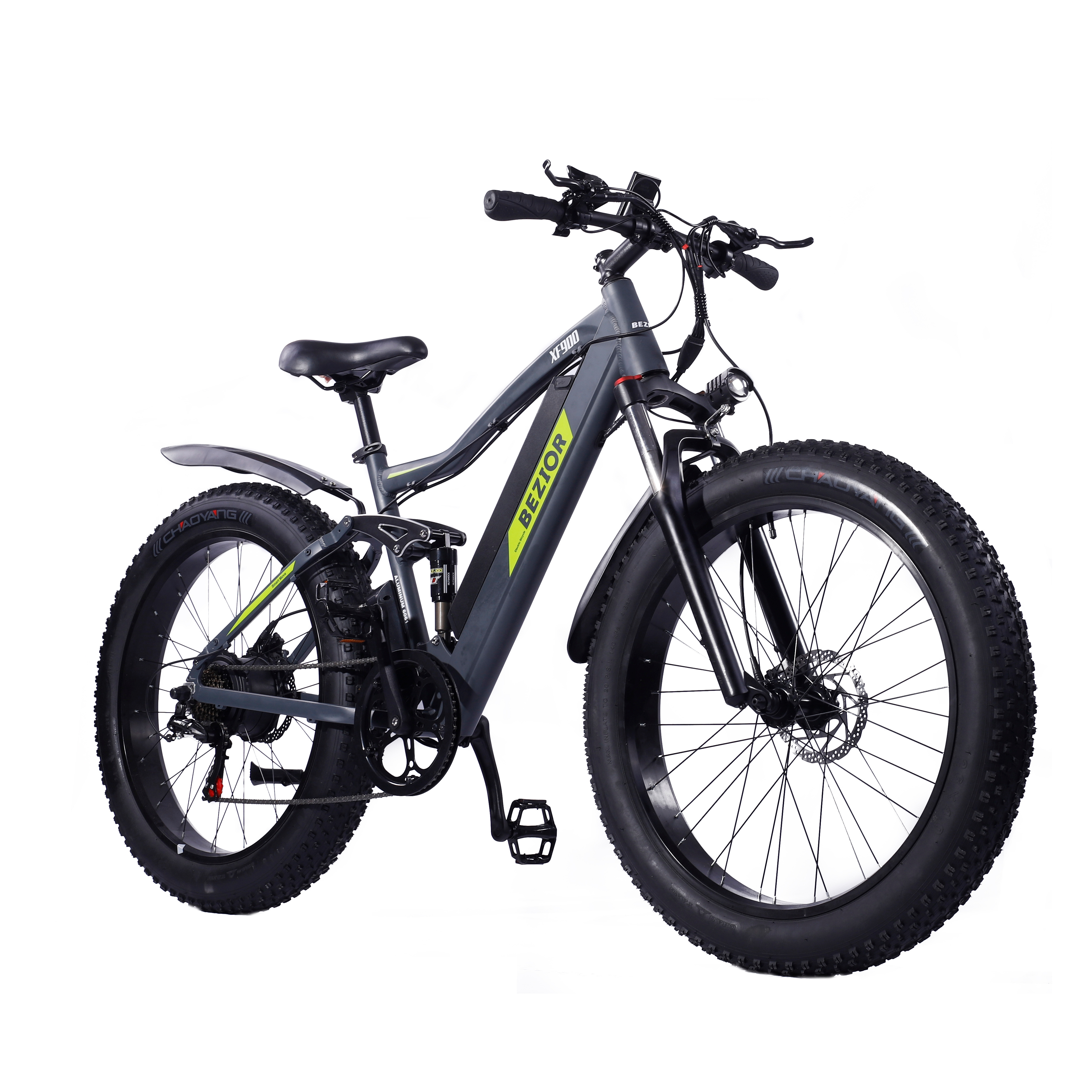 Manufacturer BEZIOR XF900 26 inch 750W fat tire electric mountain bike US EU UK  in stock 48V 12.5Ah 7 speed electric dirt bike