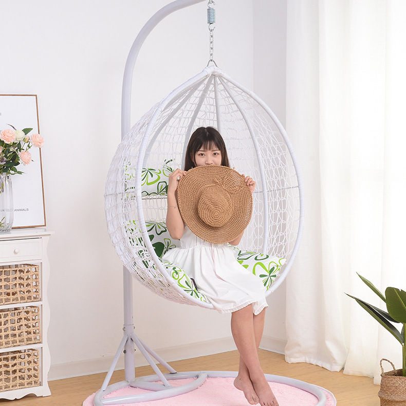 2024 YOUTAI Wholesale custom new outdoor home hanging basket rattan chair balcony swing bird's nest chair