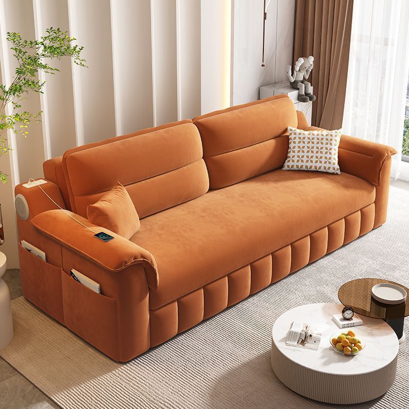 2024 YOUTAI newest modern folding sofa bed convertible corner couch bed with storage for living room furniture