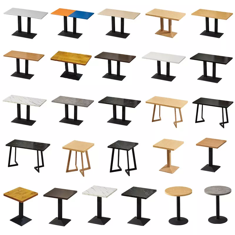 Restaurant Sets Furniture Dining Table with Chairs Coffee Shop Furniture Cafe Tables