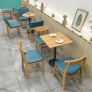 2024 YOUTAI Theme restaurant sofa hot pot restaurant hamburger milk tea shop table and chair set