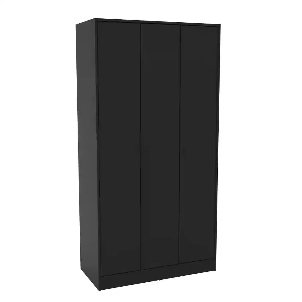 3 Doors Simple Design Wall Mounted Wardrobe Cabinet Bedroom Fitted Baby Cupboard Wardrobe Closet