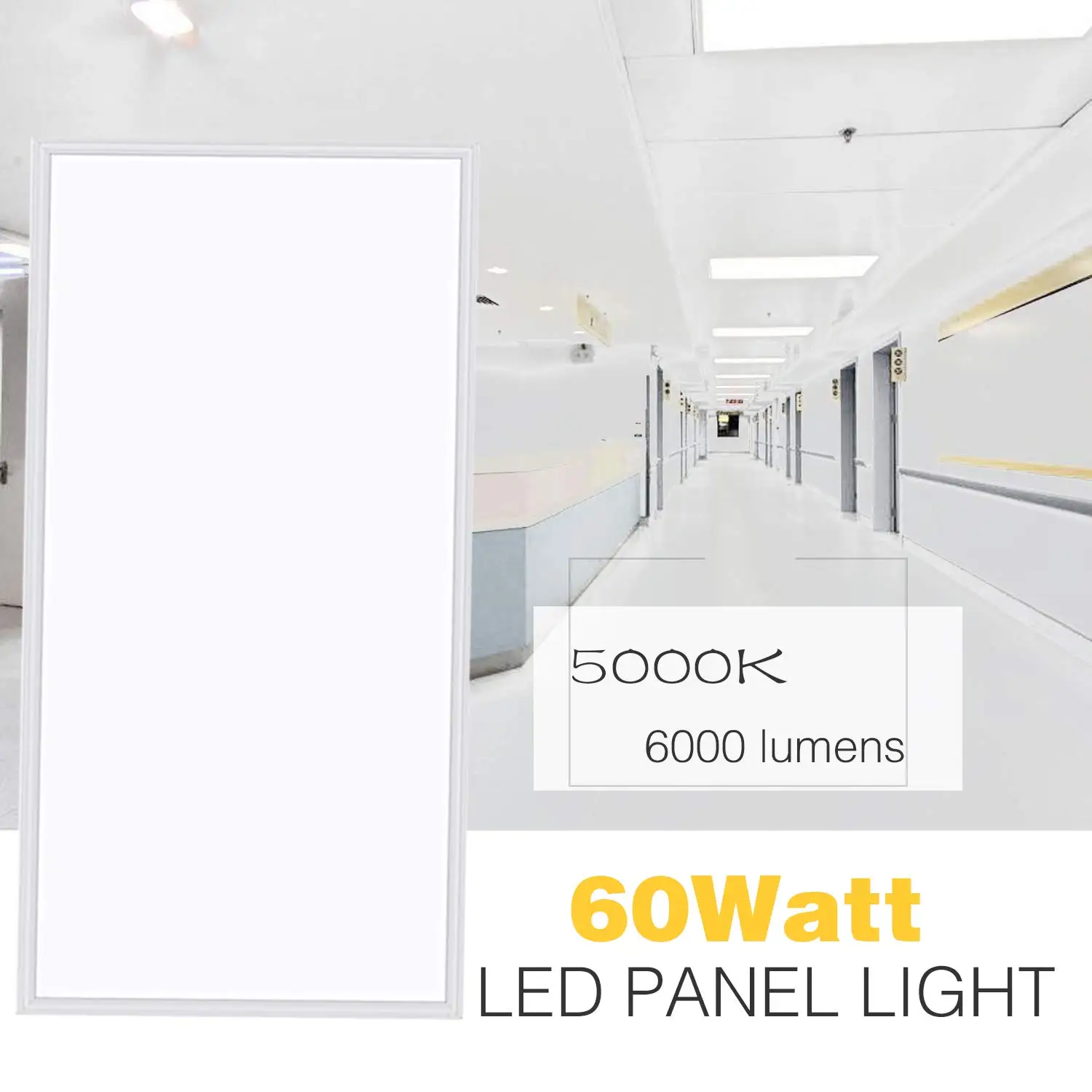 Factory Direct Office Home Commercial Square Recessed Back-Lit Drop Led Panel Light 2X2 1X4 2X4 Flat Led Ceiling Panel Light