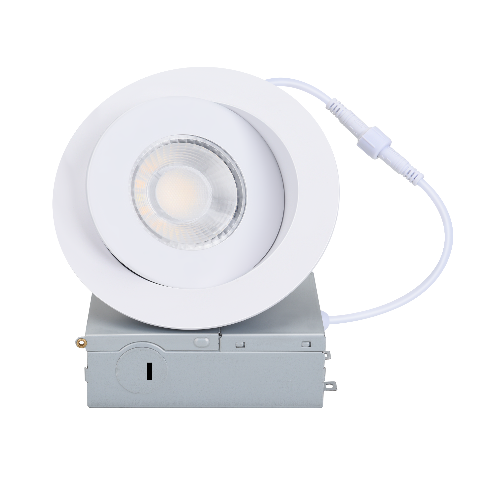 YOUTH GREEN in stock pot light 360 Rotation ETL ES certified 3CCT 3in 4in 6in recessed gimbal downlight with junction box