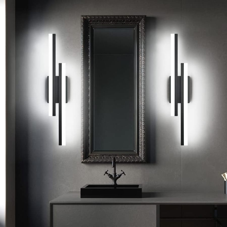 Factory Price AC120v Indoor Bathroom Vanity Light Double Lines Decorative Lighting Fixtures  Led Mirror Lights