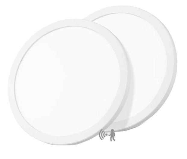 Wholesale11Inch CCT Changeable Led Round Flat Panel Light 24w 3000lm Dimmable Edge-lit Flush Mount Ceiling Light Fixture