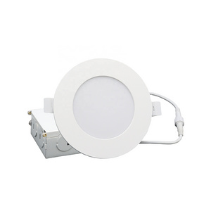 4 Inch 9W Morden Recessed Plastic LED Slim Panel Light CCT Tunable Pot Light with ETL