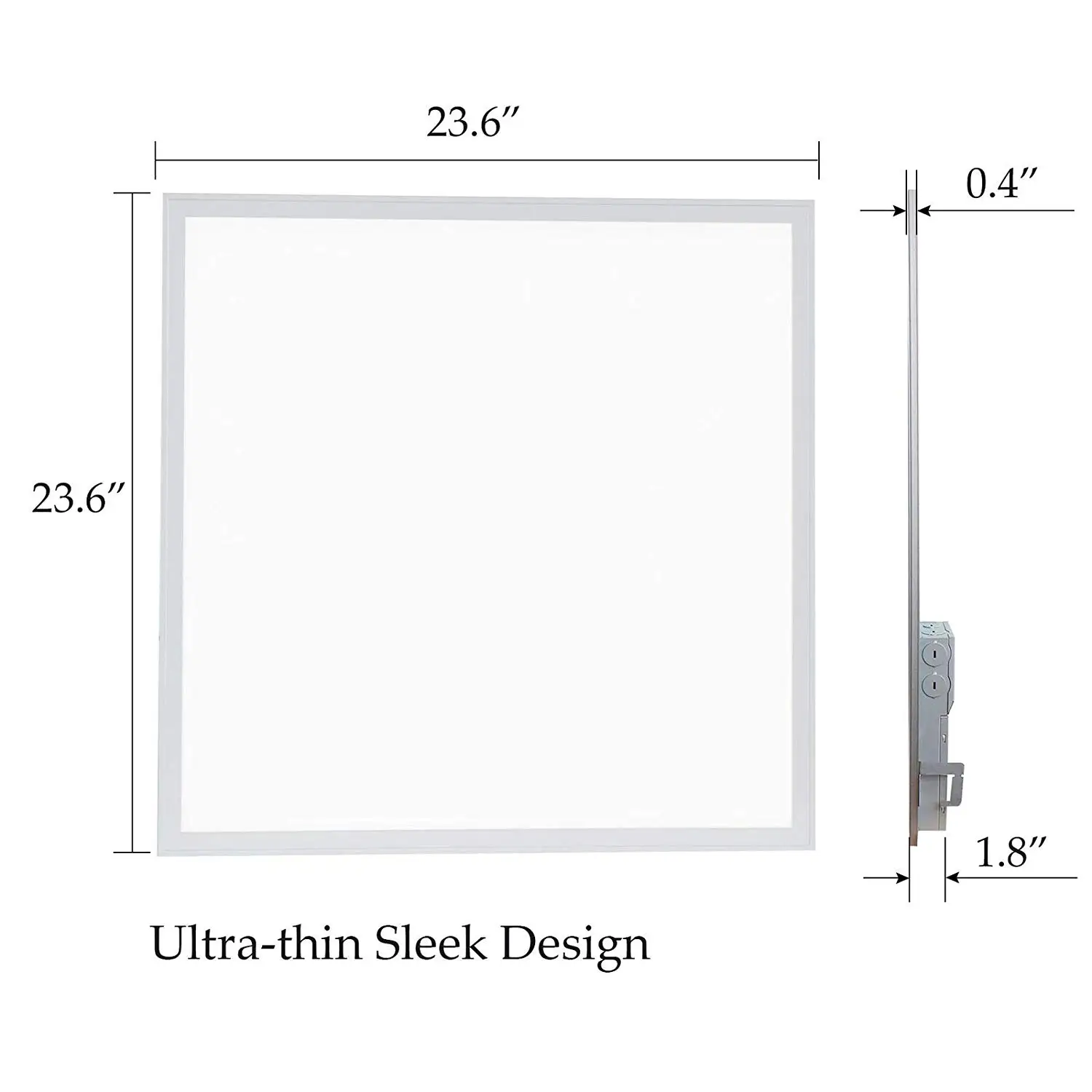 Youth Green Square 2X2 2X4 60X60 600X600 1200X600 Surface Mounted Ceiling Lights 20W-25W-30W-35W-40W Office Led Flat Panel