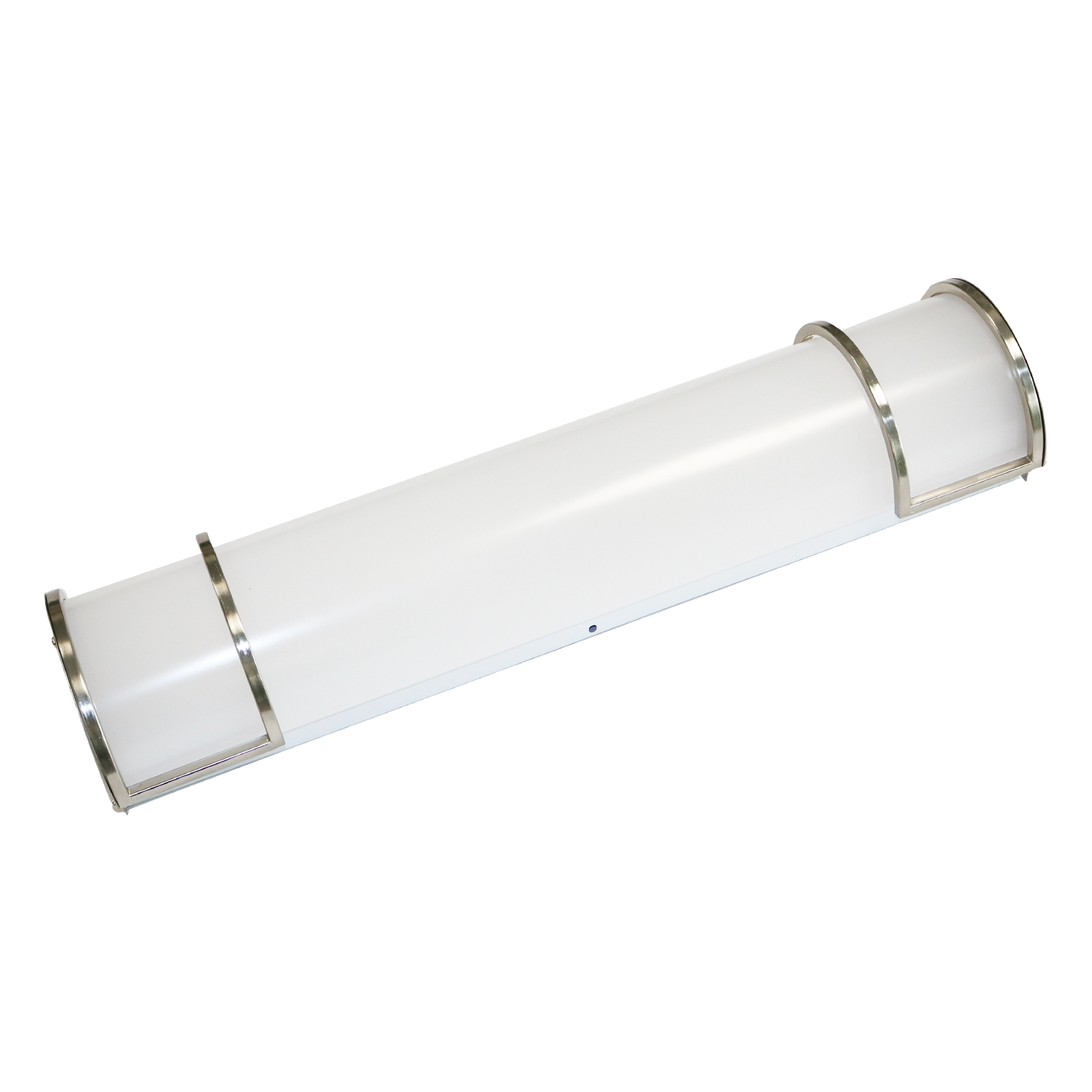 ETL Listed Nickel Bathroom Light Fixtures 24in 36in 48in  LED Flush Mount Vanity Lighting Fixture without Flickering