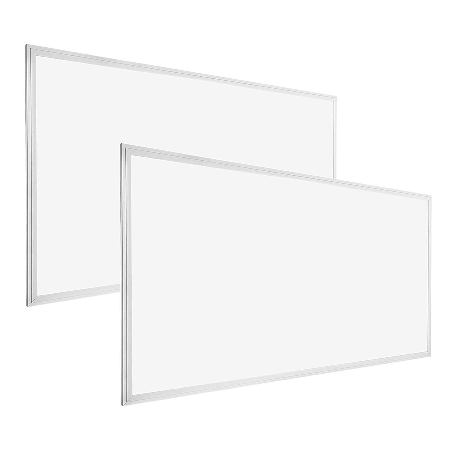 LED Ceiling Panel 2x4 Ultra-Thin Edge-Lit 1200x600 60 Watt 140-150LM/W IP44 Dimmable Square LED Big Flat Panel Light