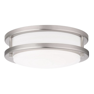 LED Slim Double Ring Flush Mount Ceiling Light 15W-25W Surface Mounted 3CCT/5CCT Selectable Dimmable 94lm/W IP44 ETL Listed