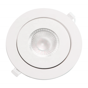 Youth Green Flicker-free Air-tight 6in 12W 3CCT 30K/40K/50K 1300LM IP54 Ceiling Light LED Eyeball Gimbal Recessed Downlight