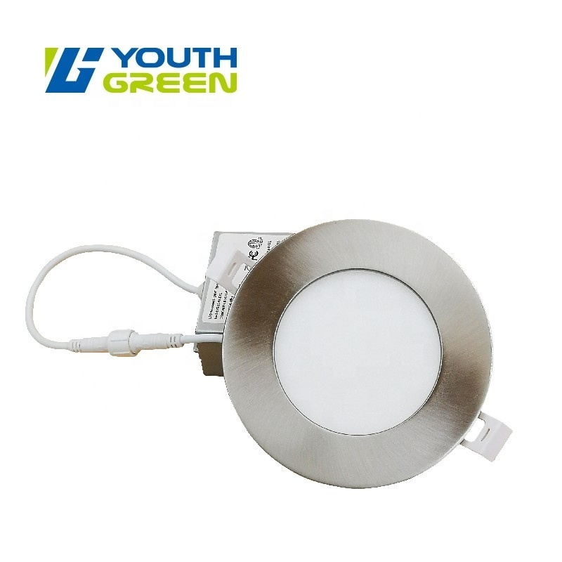 ETL Listed Modern 6in Recessed Downlights waterproof Lights 3CCT  High Brightness LED  Surface Recessed Ceiling Spot Downlight