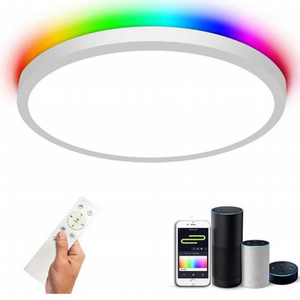 2.4G Remote Control Bluetooth LED Ceiling Flush Panel Light with 2000K-6000K