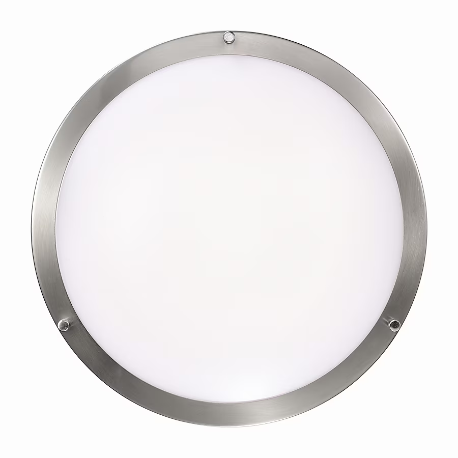 ETL Selectable 3CCT 5CCT 10 12 14  16 Inch Brushed Nickel Ceiling Lamp