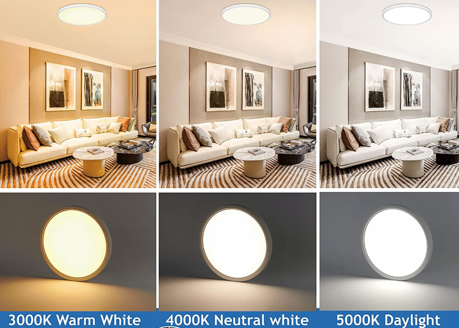 Ultra Thin Home Office Indoor Lighting Round Shape Led Light Lamp 9 12 15 inch Led Ceiling Light