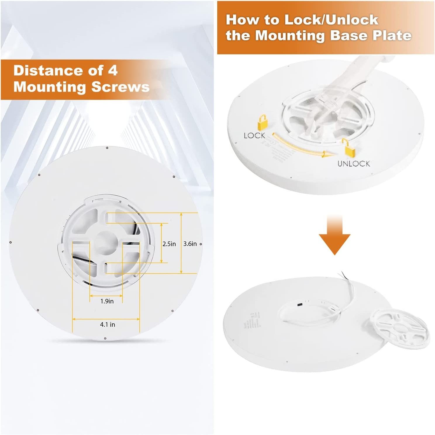 ETL 9 12 15IN 18 24 30W High Lumen White Black Round LED Panel Light