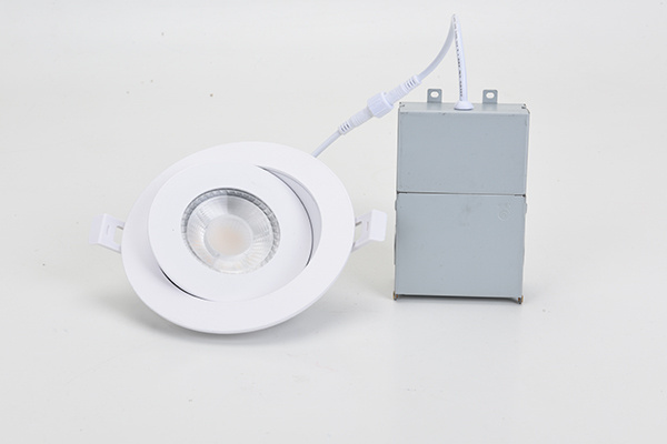 Anti-glare Flicker-free 4INCH 9W 900LM IP54 Dimmable Aluminium Housing LED Ceiling Light Rotatable LED Eyeball Gimbal Downlight