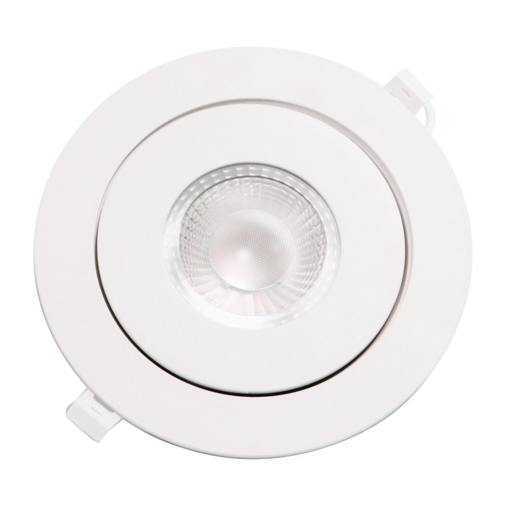 Canless Gimbal Pot Light 360 degree Rotatable Eyeball Sloped Ceiling Lights 3in 4in 6in Wafer Soffit Gimbal Spotlight