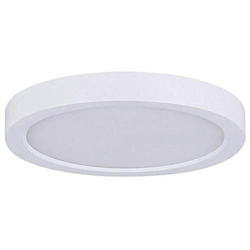 ETL 7 Inch Low Profile Flush Mount Ceiling Light Round LED Slim Surface Mount White Finish light LED 120VAC 12W fixture