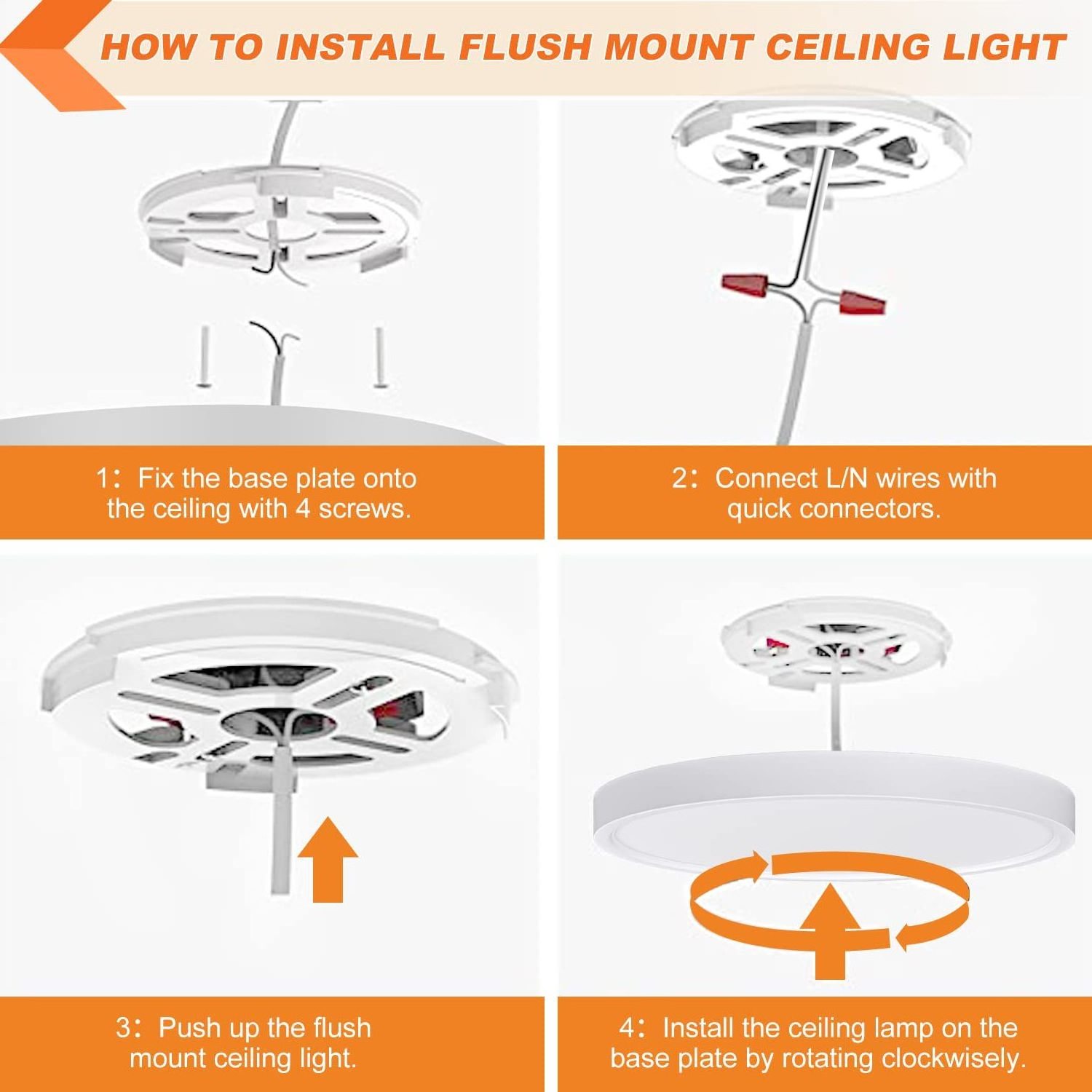 High Quality Anti Glare Air Tight ETL 18w 24w 30w 3CCT Flush Mount Luminaire Led Ceiling Light