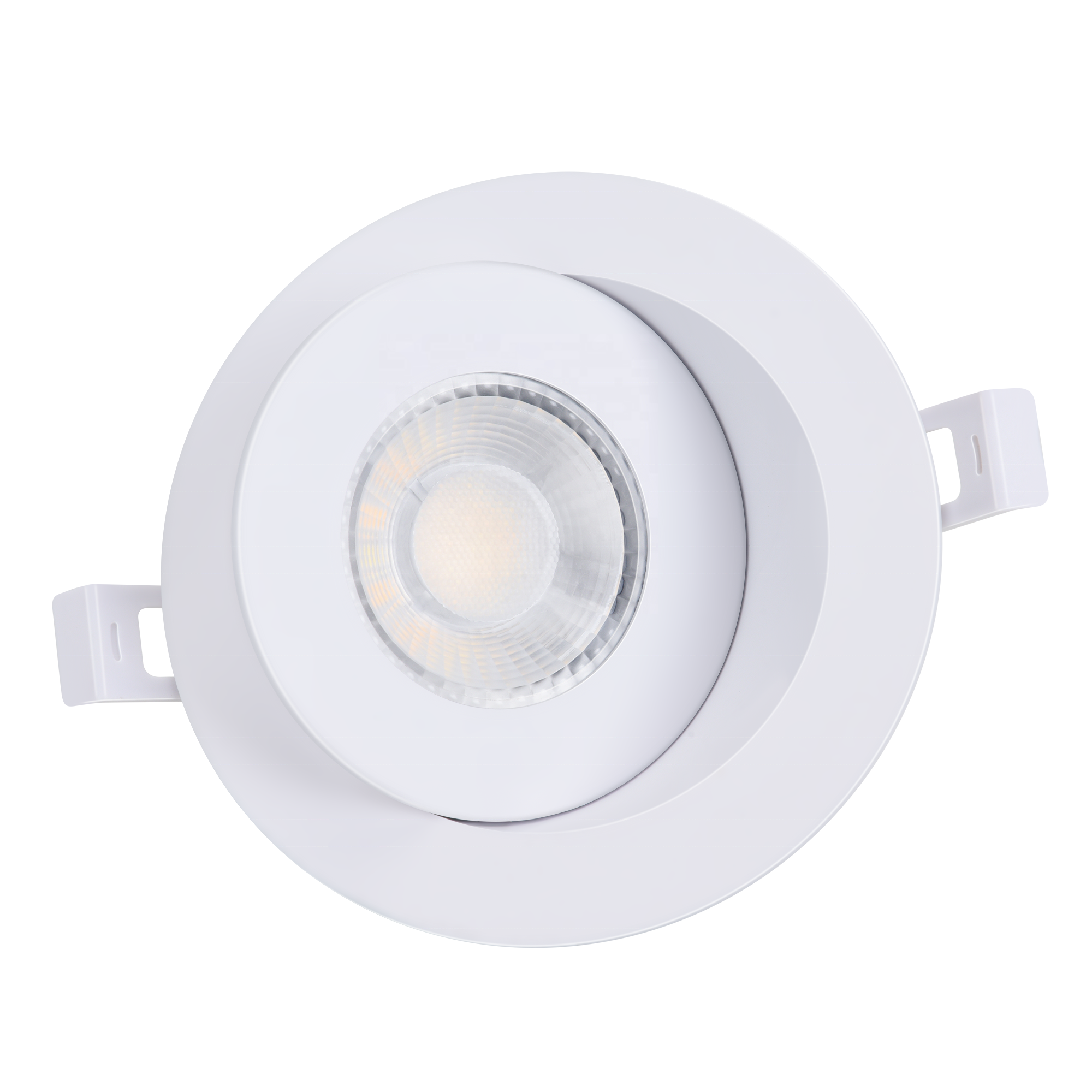 Hot Selling Adjustable Gimbal Light 4in 6in  Recessed Round Led Panel Light With Swivel Led Gimbal Downlight