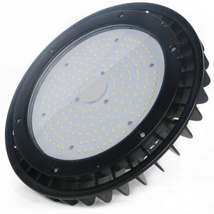 Factory Warehouse Industrial Lighting 100W 150W 200W 240W Led High Bay Light Black Luminous Body Power & CCT Tunable