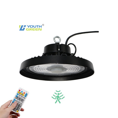 150W UFO LED High Bay Light with Motion Sensor 4000K Garage Light 30000LM High Bay LED Lighting for Warehouse Workshop