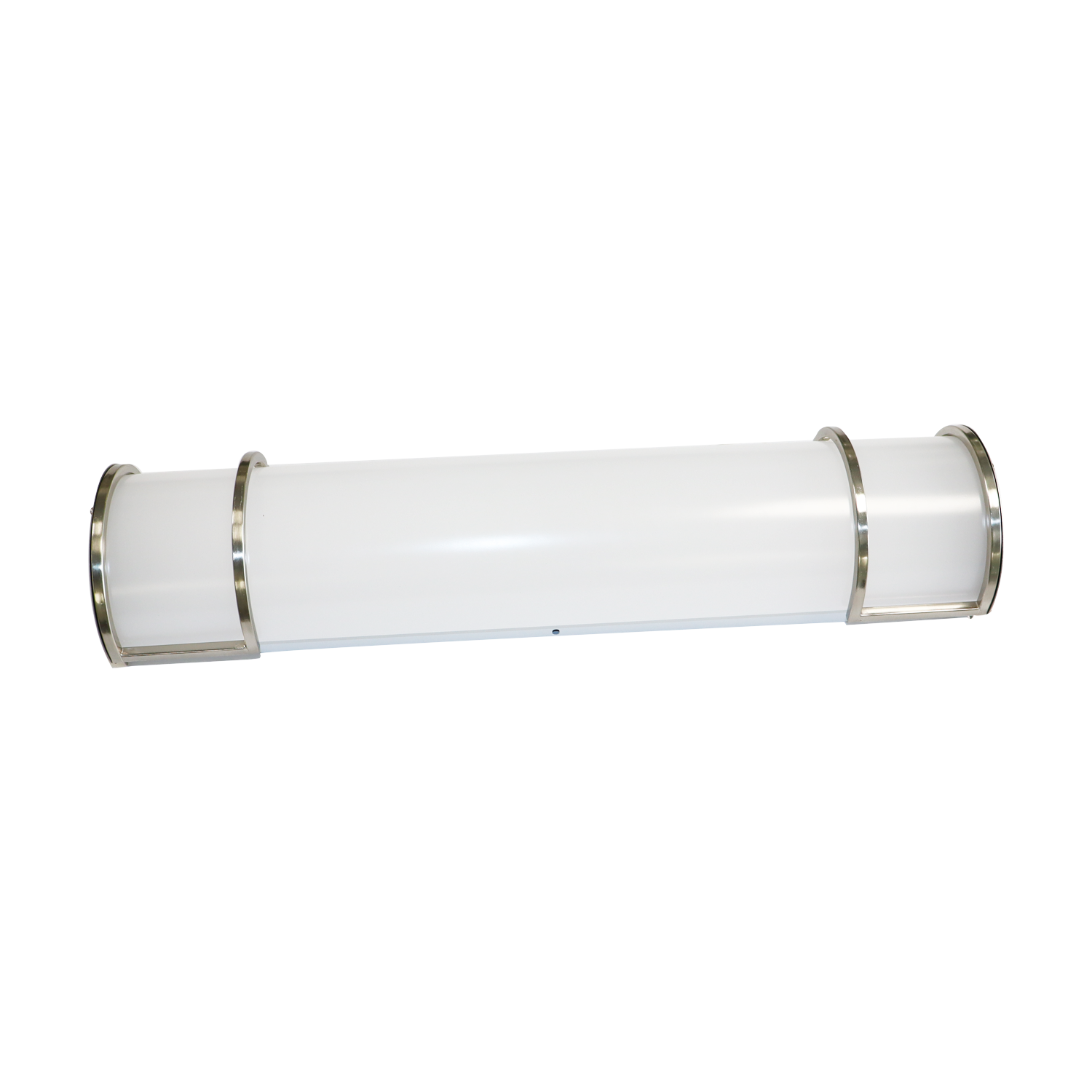 ETL Listed Nickel Bathroom Light Fixtures 24in 36in 48in  LED Flush Mount Vanity Lighting Fixture without Flickering