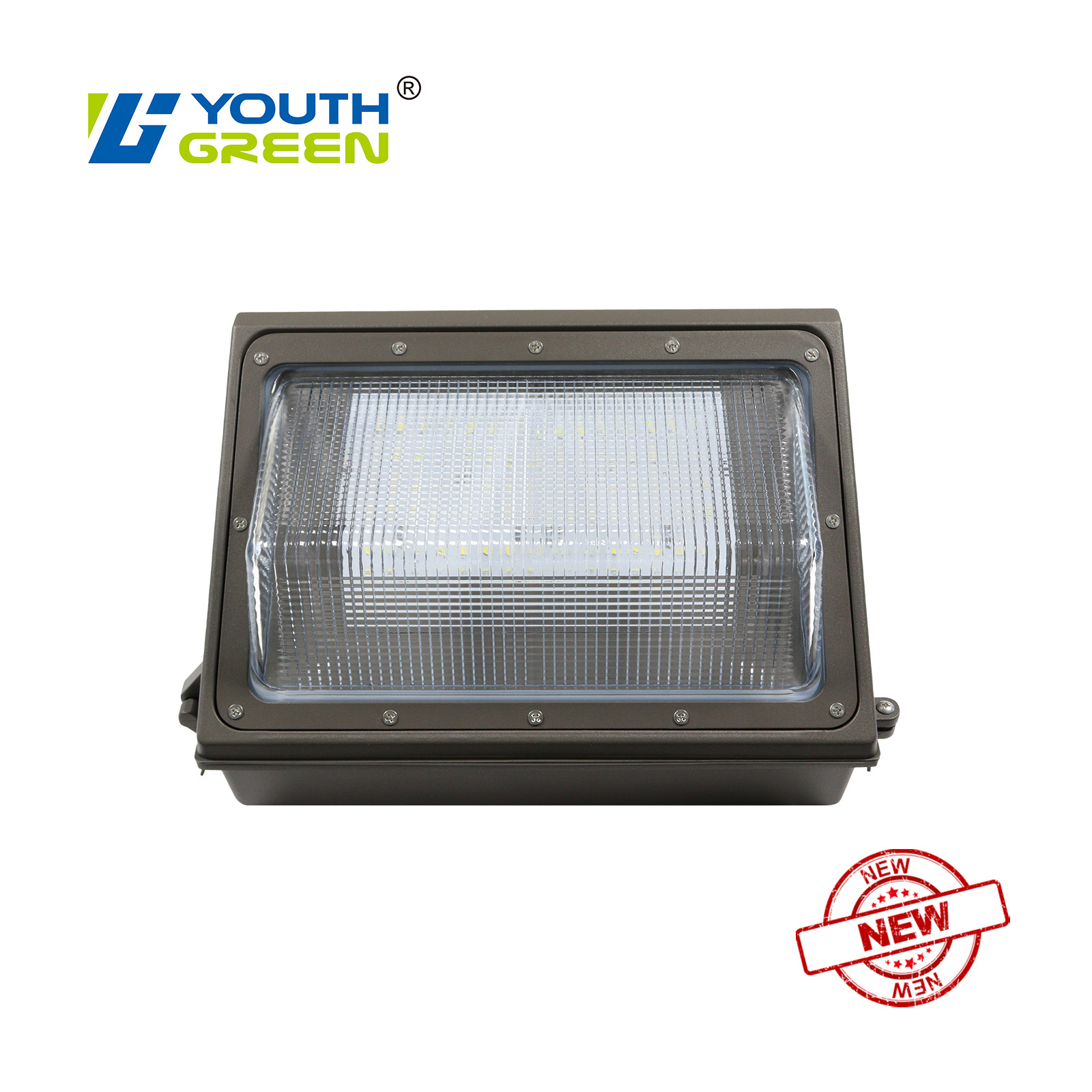 Commercial Grade Outside IP65 LED Wall Mounted Light Warehouse Parking Lot 4000K Outdoor Lighting 80W 8000lm LED Wall Pack Light