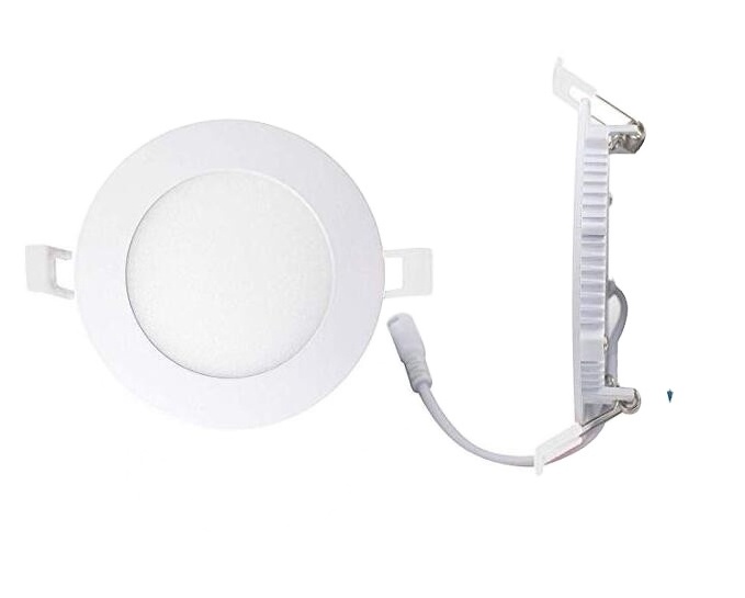 R/S 3in 4in 6in 3CCT 5CCT Canless Recessed Downlight Round Ultra Slim Led Panel Lights Ceil