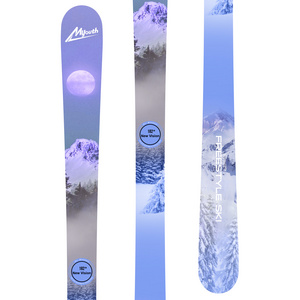 Wholesale factory direct supply poplar blank ski twin tip ski step snowboards