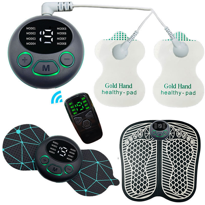 EMS&TENS Foot Massager with Heated Kneading New Generation Foot circulation Stimulator Electrical Circulation Booster