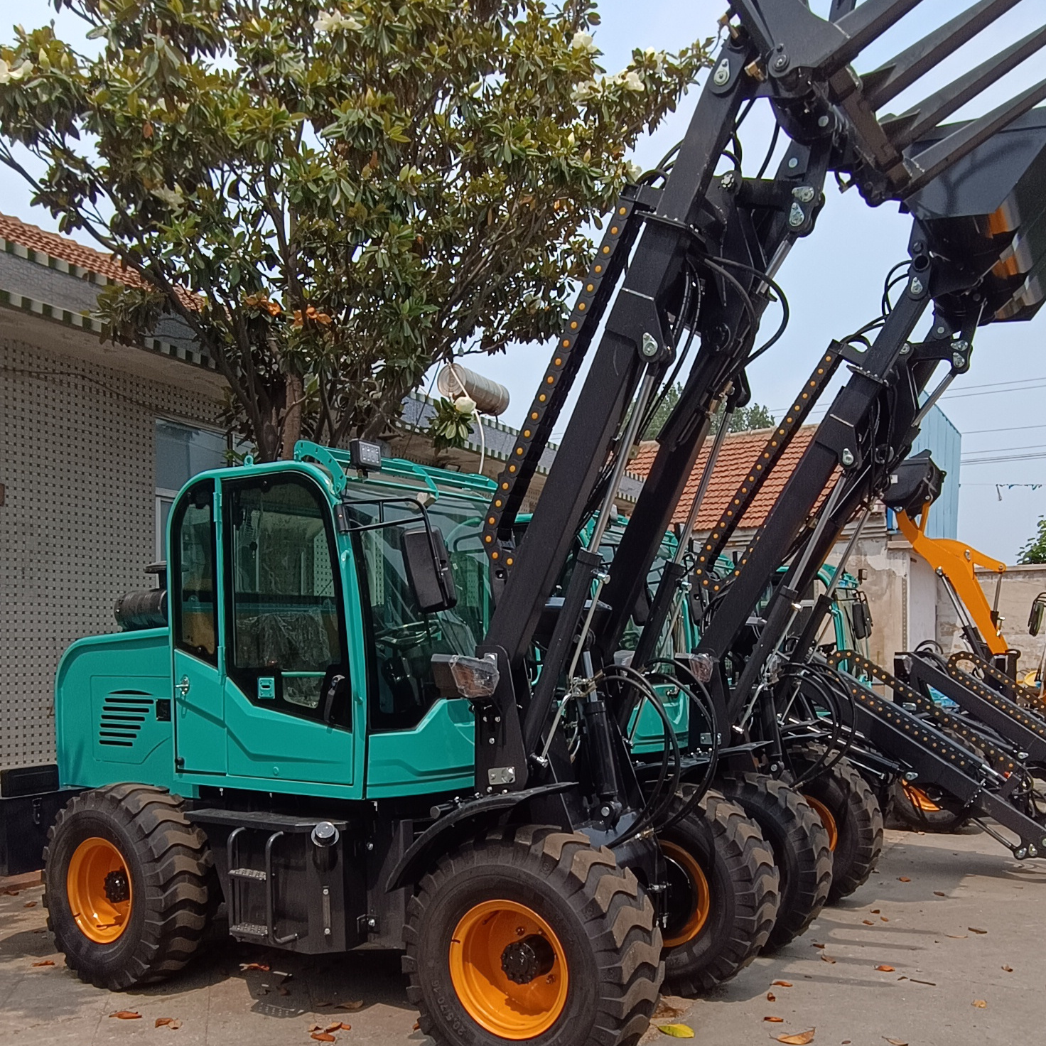 Chinese New Made 4 Wheel YT930 Telescopic Boom Loader Wheel Loader Front End Loader For Sale