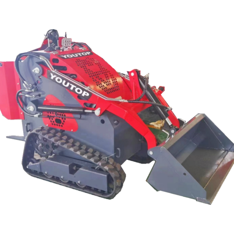 Hot Selling 660lbs 880lbs 300kg 400kg Euro 5 CE EPA Yanmar diesel or gas engine Small mini skid steer track loader for garden