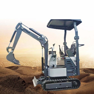 Best Price Sale 1.7 Ton Crawler Track Hoe Hole Digging Crawler Hydraulic Agricultural Small Excavator With Cabin