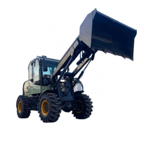 mini front end loader mini telescopic 4 wheel electric loader 400kg 600kg hot sale